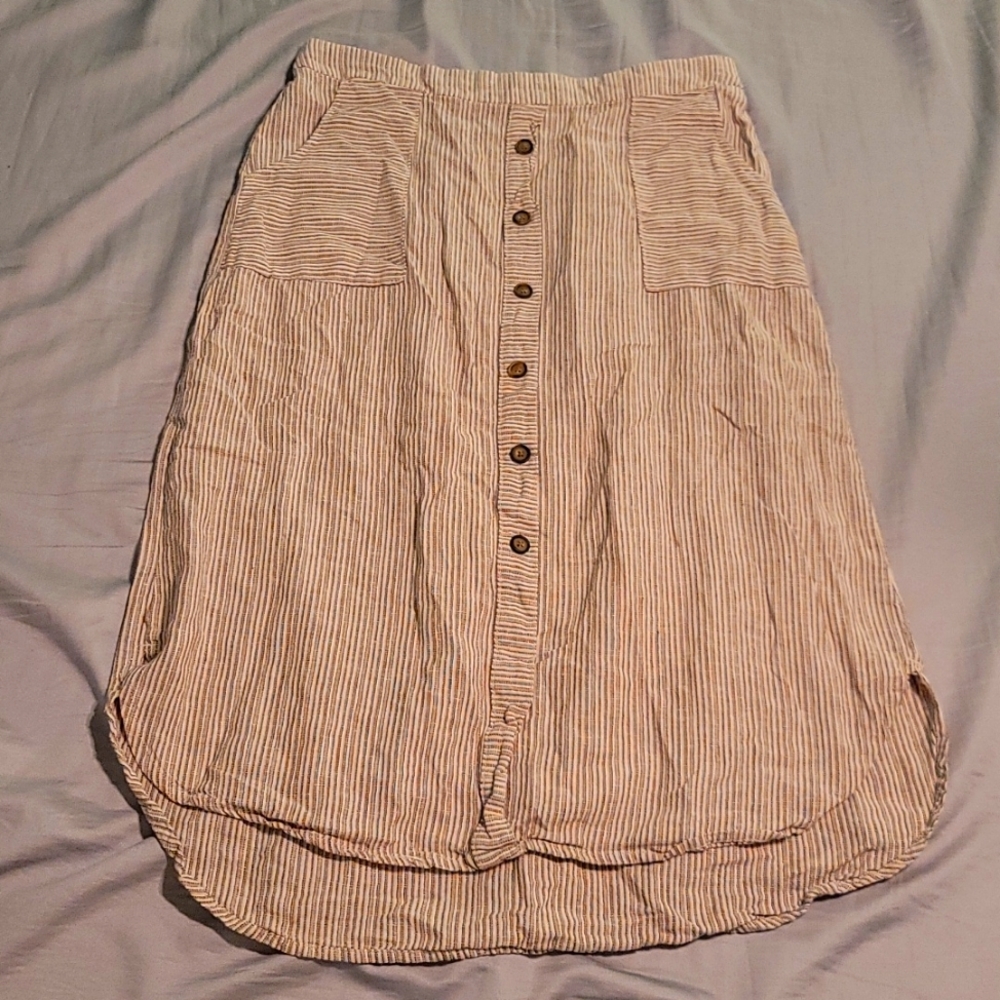 Matrices Midi Skirt